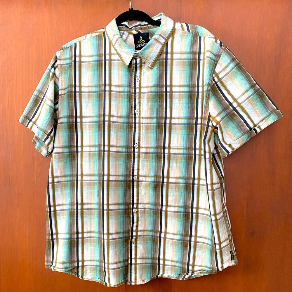 Mens Prana button down shirt - Picture 1 of 6